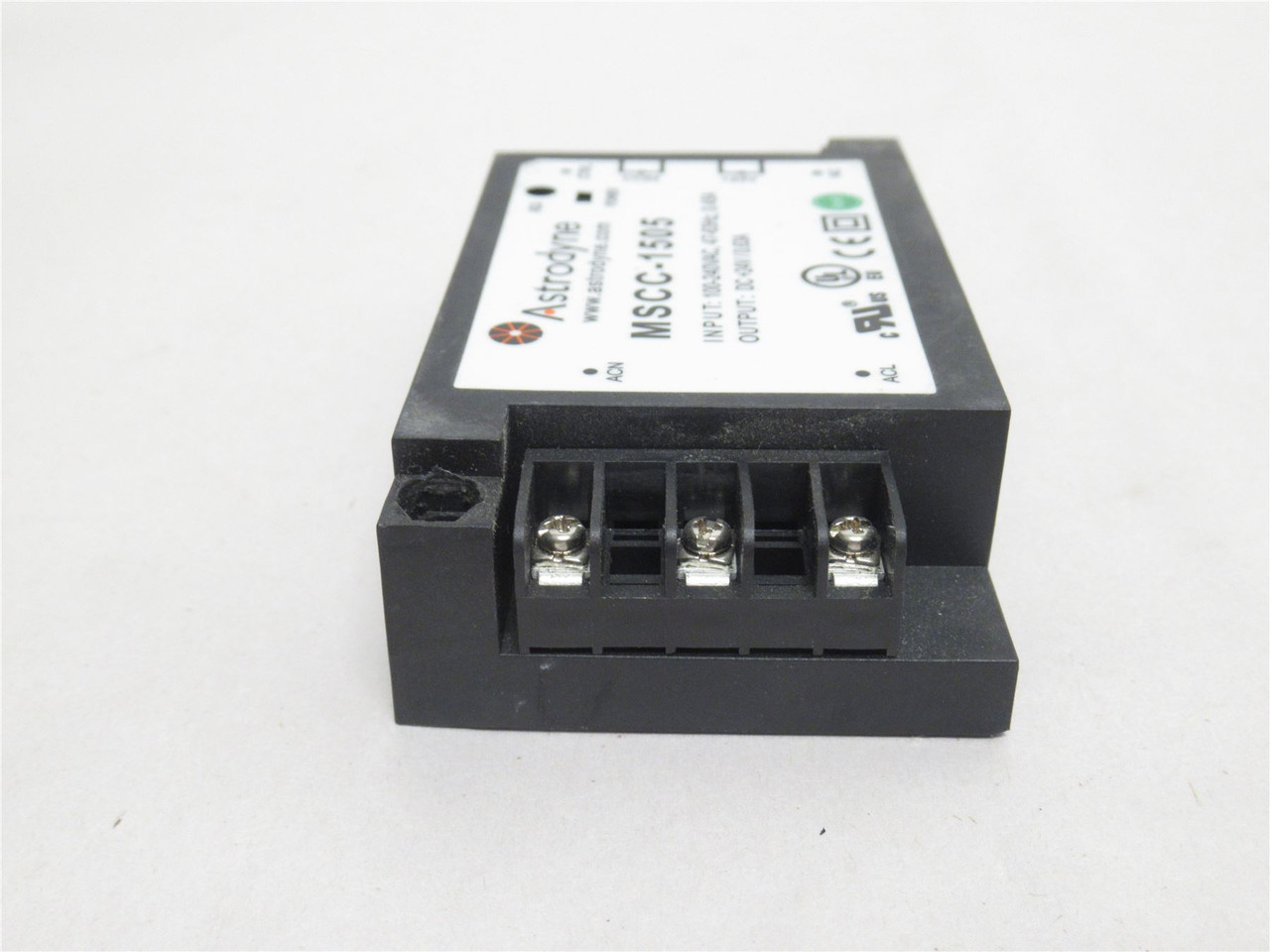 Astrodyne MSCC-1505; Enclosed AC/DC Converter 100-240VAC In 24V Out