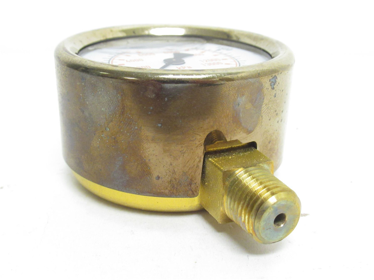 Wika 9455906; Liquid Filled Brass Pressure Gauge; 0-2000PSI