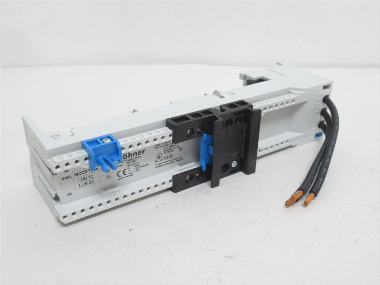 Wohner 32-427; Busbar Connector/Adaptor; 32A; 690VAC