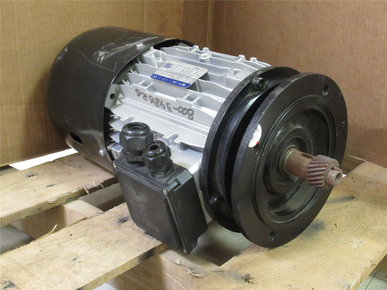 WA Motors BCF112M-4; AC Brake Motor 4kW; 230/460V 1700RPM