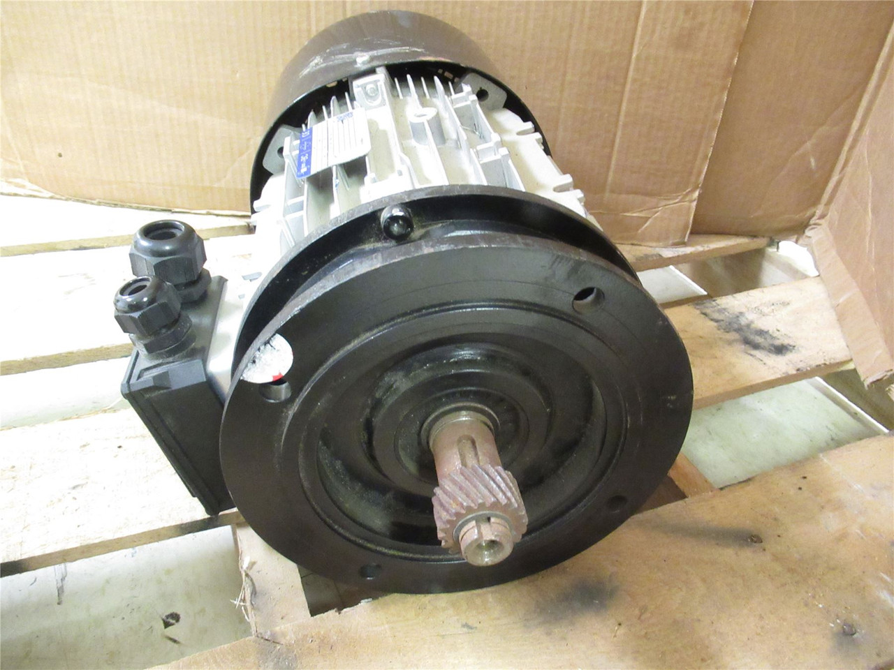 WA Motors BCF112M-4; AC Brake Motor 4kW; 230/460V 1700RPM