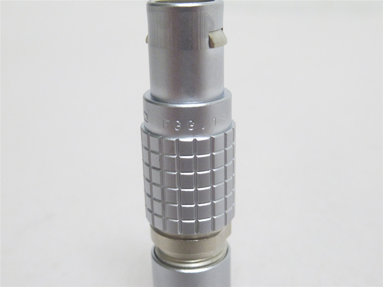 Lemo FGG.1B.803.ZLA2; Circular Connector; 4 (3+1 Coax)