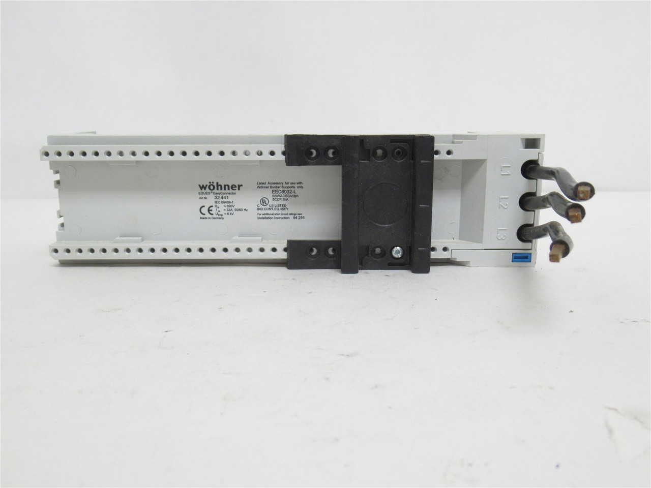 Wohner 32-441; Busbar Connector/Adaptor; 32A; 690VAC