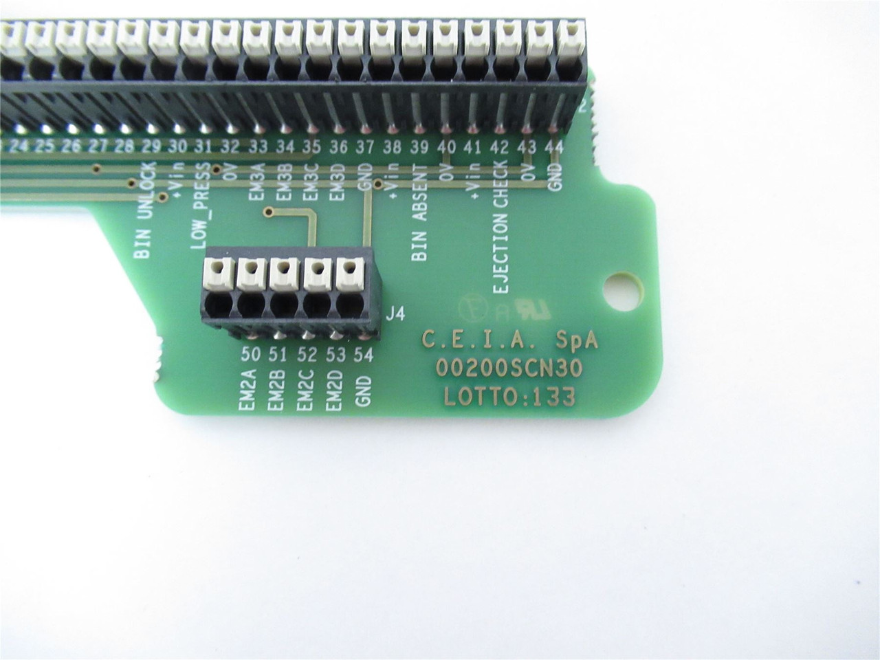CEIA 101020590300; Control Board; Terminal Strip