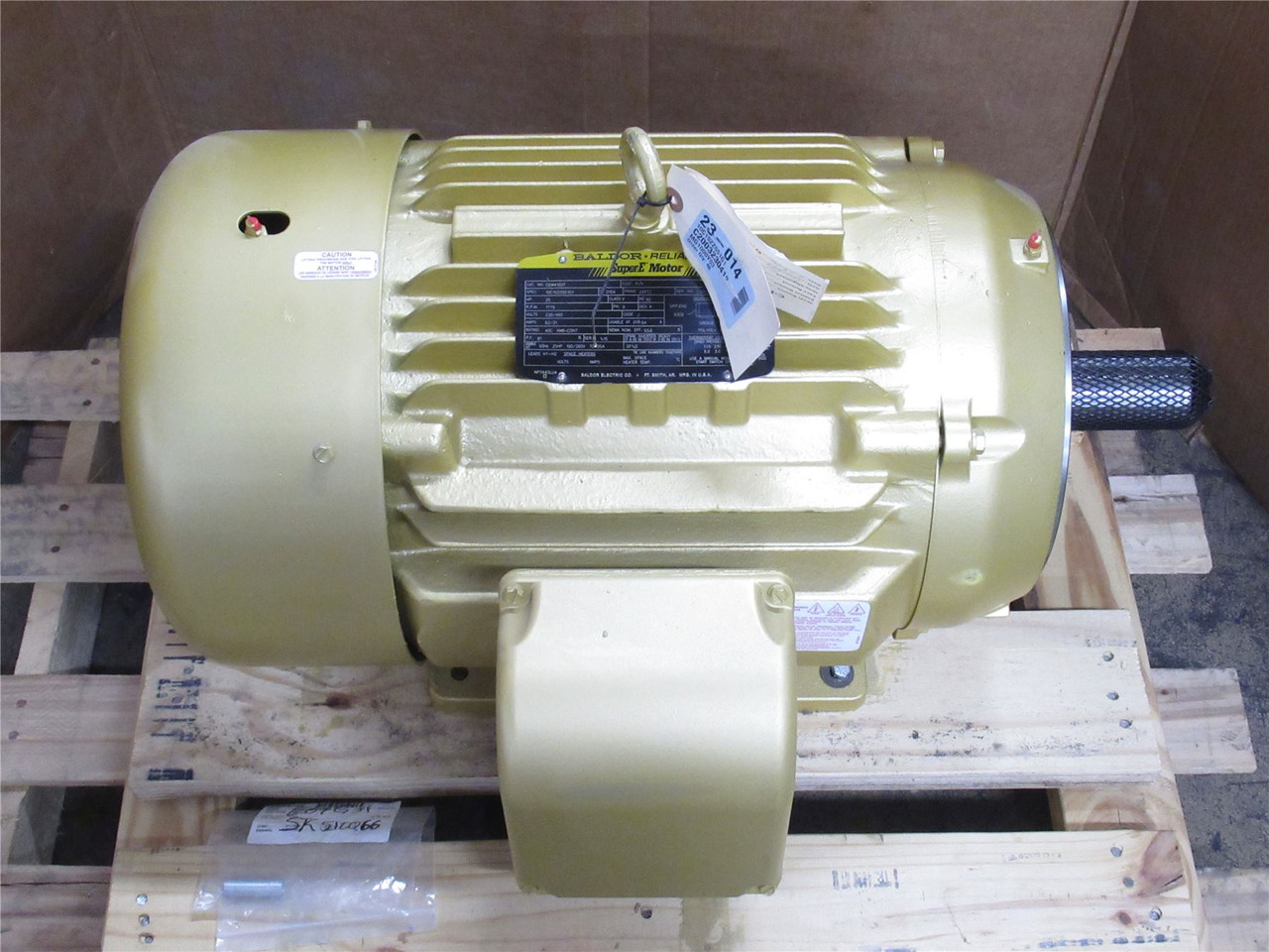 Baldor CEM4103T; AC Motor; 25HP; 230/460V; 1770RPM; 3PH; 60Hz