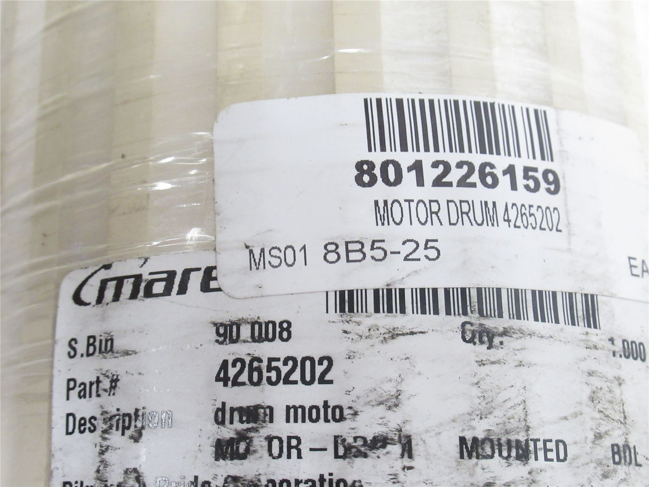 Interroll 113i-370W; Drum Motor 124mmOD x 300mmLong