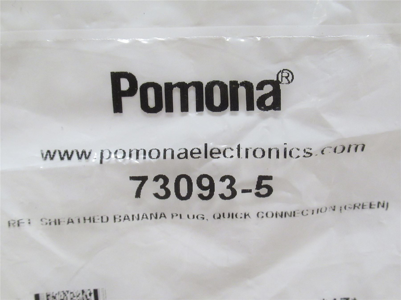 Pomona 73093-5; Green Banana Plug; Stackable Connector