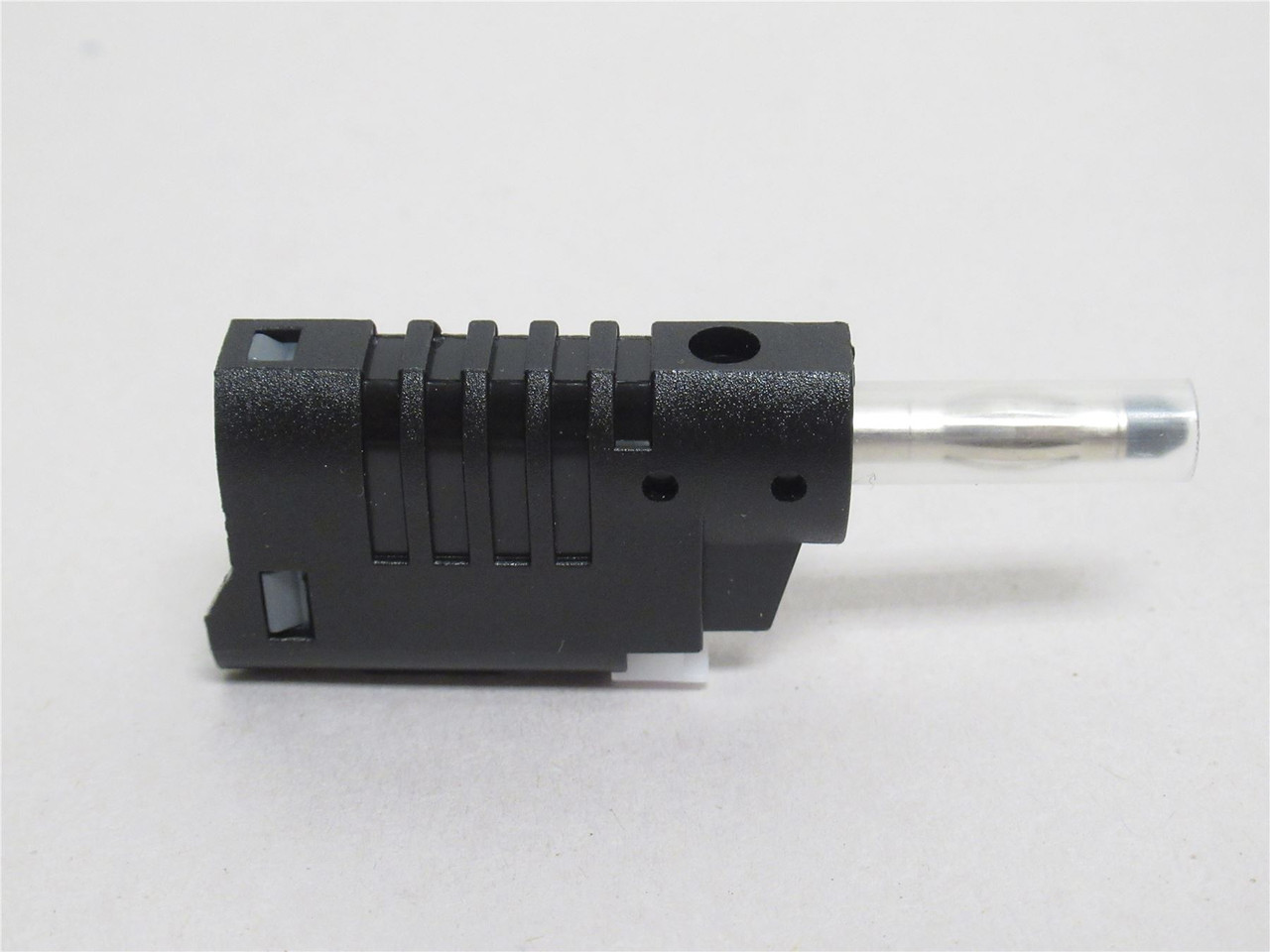 Pomona 73093-0; Black Banana Plug; Stackable Connector
