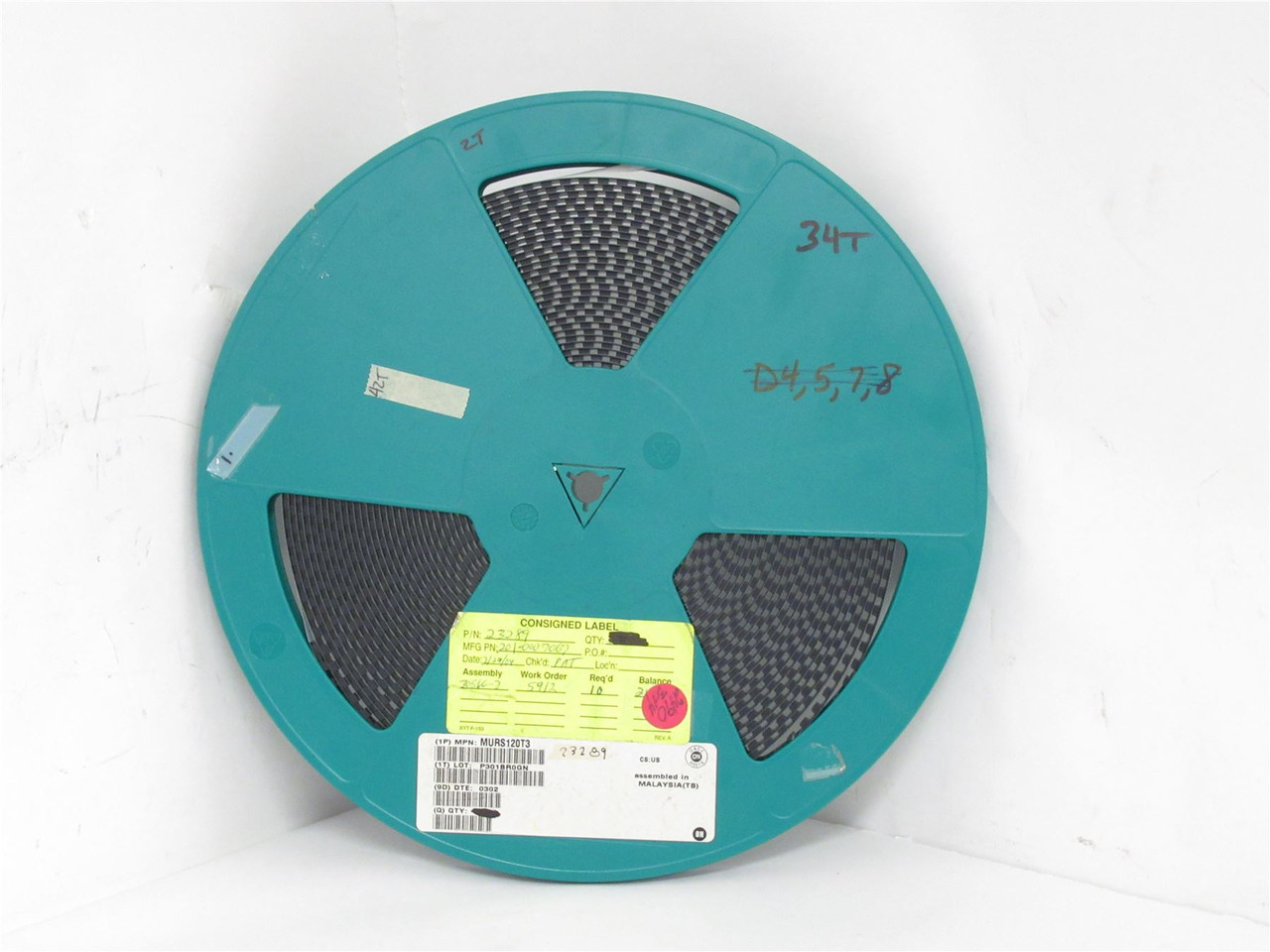 Onsemi MURS120T3; Lot-1500 Rectifier; 200V; 1A