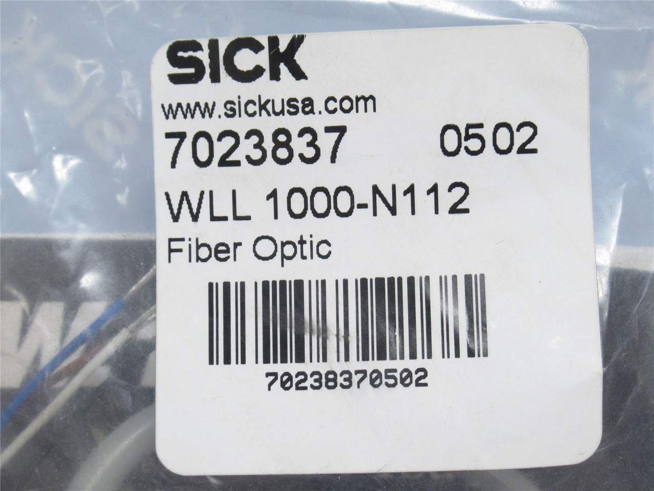 Sick WLL 1000-N112; Fiber Optic Prox Switch 7023837; 10-30VDC
