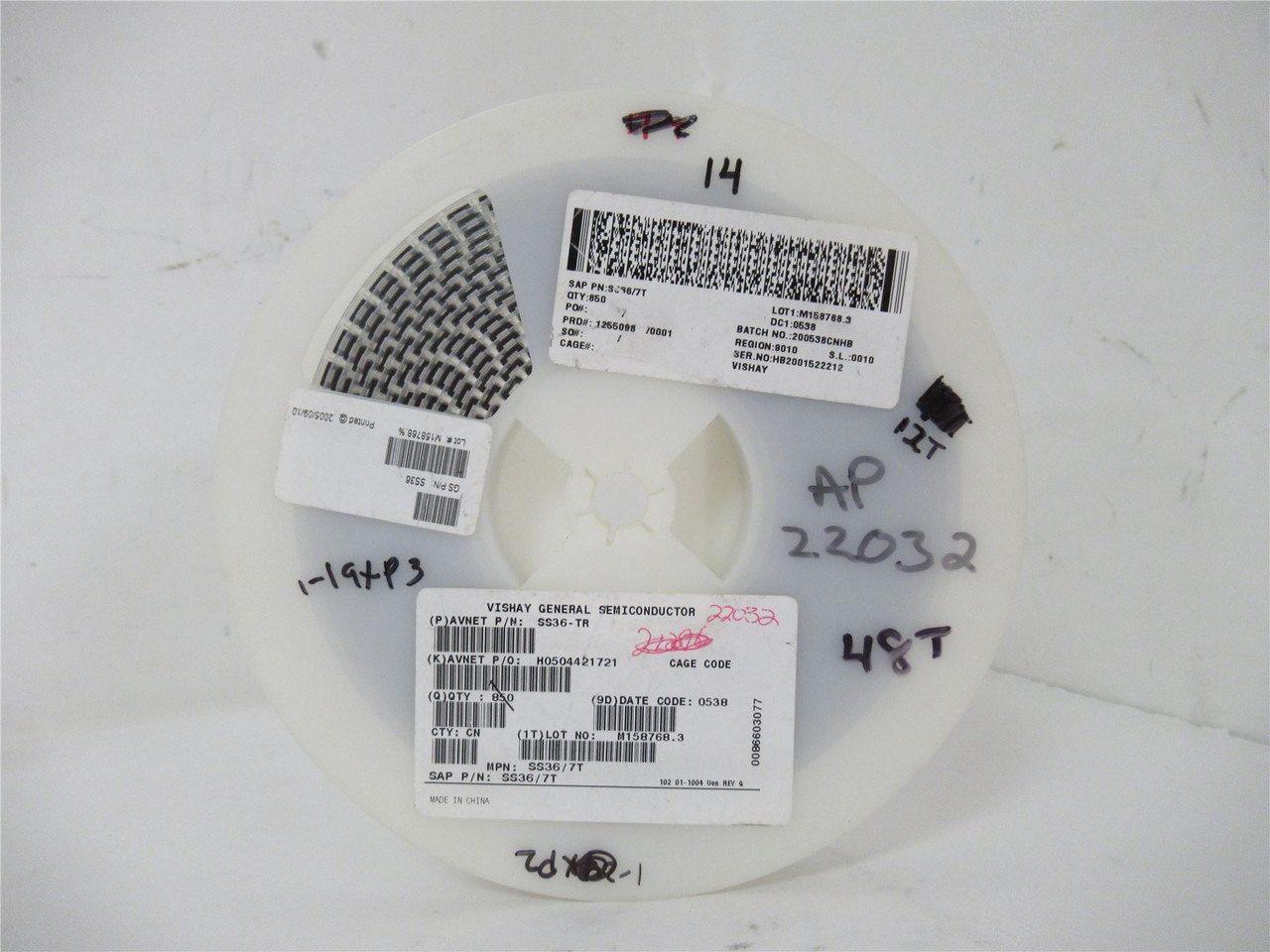 Vishay SS36/7T; Lot-700 Diode Schottky; 60V; 3A