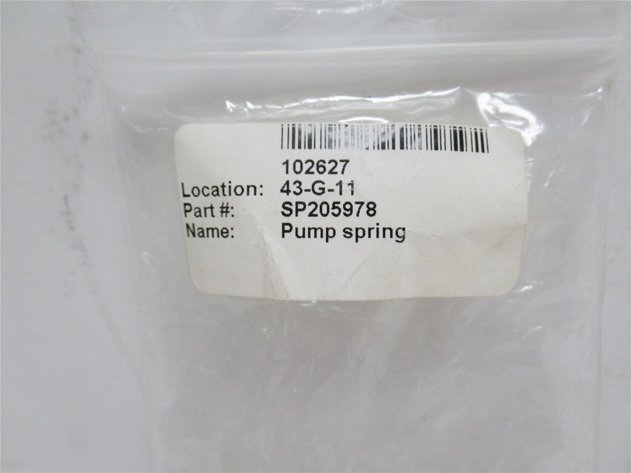 Videojet SP205978; Lot-2 Pump Springs; 3/4"ID; 2-7/16" Long