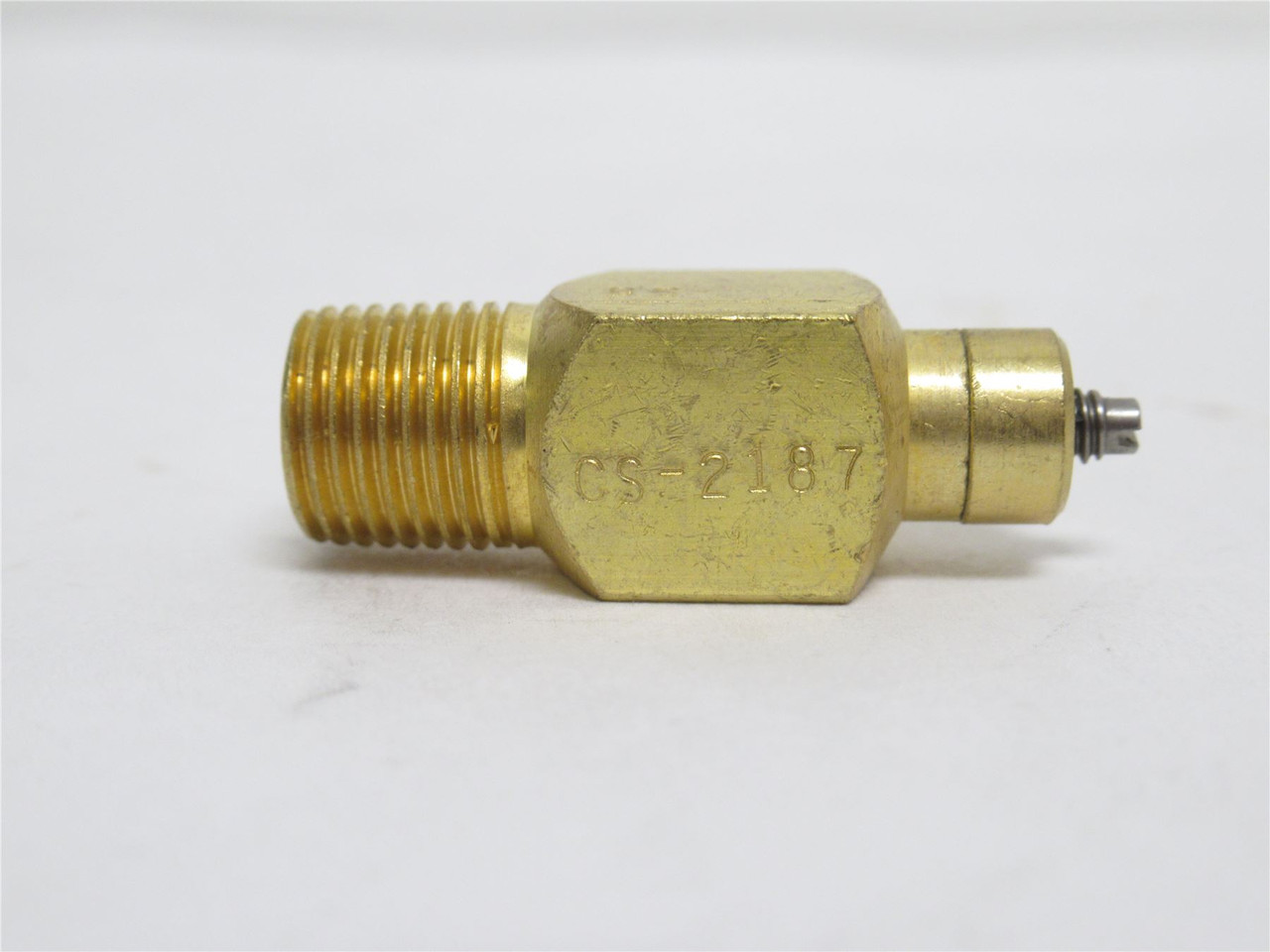 Videojet CS-2187; Adjustable Needle Valve; 1/8NPT; Brass