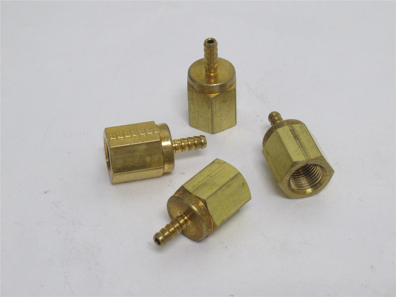 MFG- 757002-0302; Lot-4; Brass 1/8" Hose Barbs x 1/8FNPT