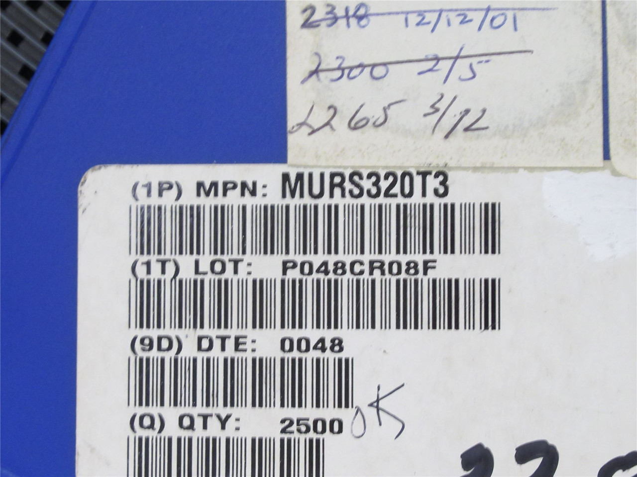 Onsemi MURS320T3; Lot-1265 Rectifier; 200V; 3A