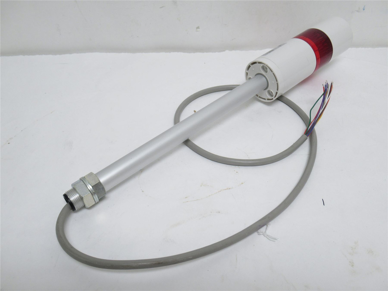 Patlite LR6-102LJBW-R; Stack Light W/Buzzer 24VDC 1 Red Light