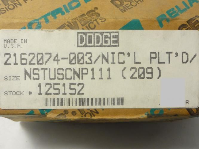 Dodge 125152; Take Up Bearing # 461281; 1-11/16"ID