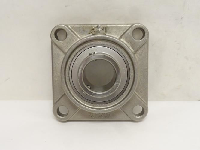 AMI MUCF207-22; Flange Bearing; SS-Housing; 1-3/8"ID; 4-Bolt