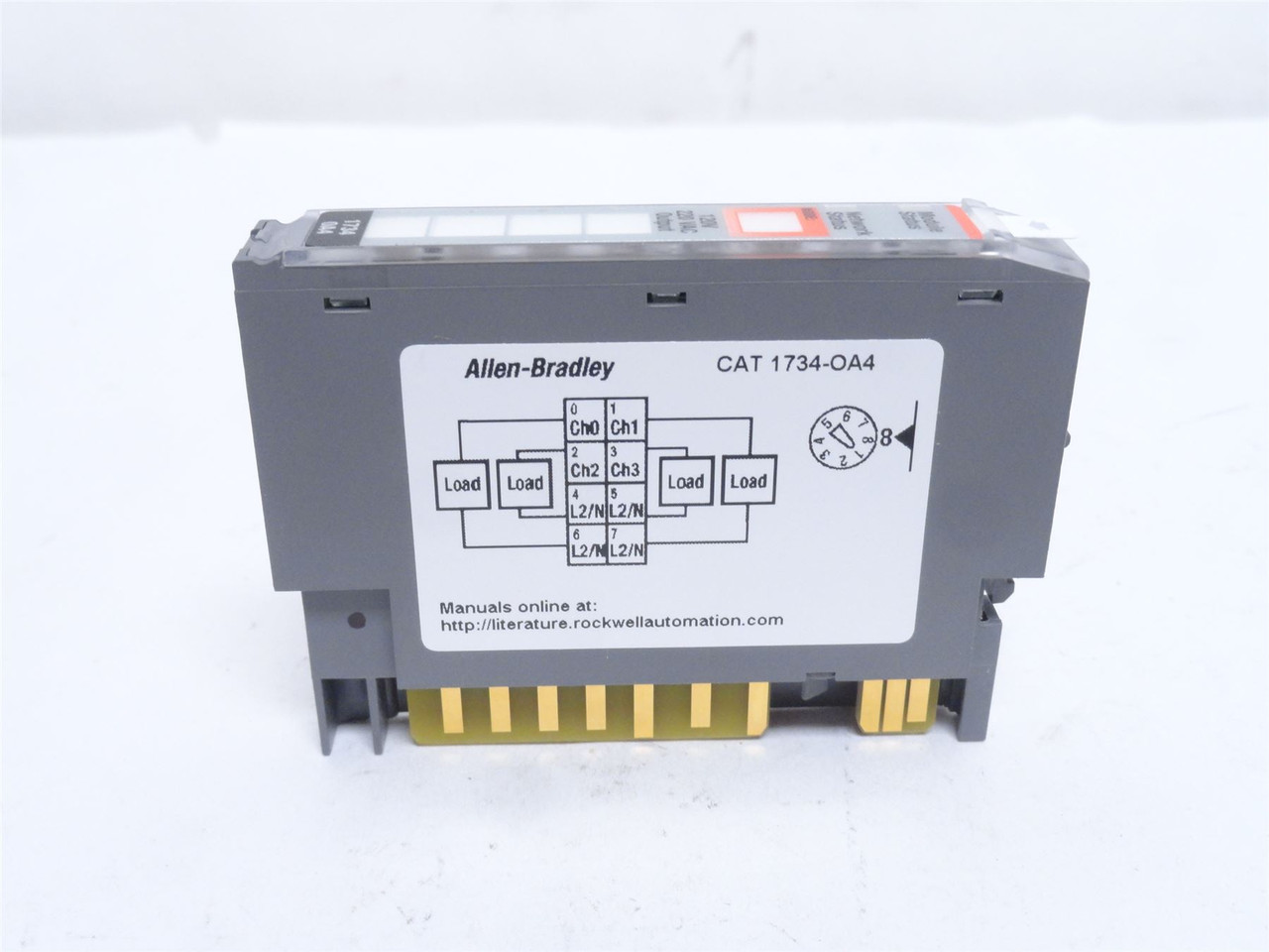 Allen-Bradley 1734-OA4; Digital Output Module; 5VDC; 75mA In