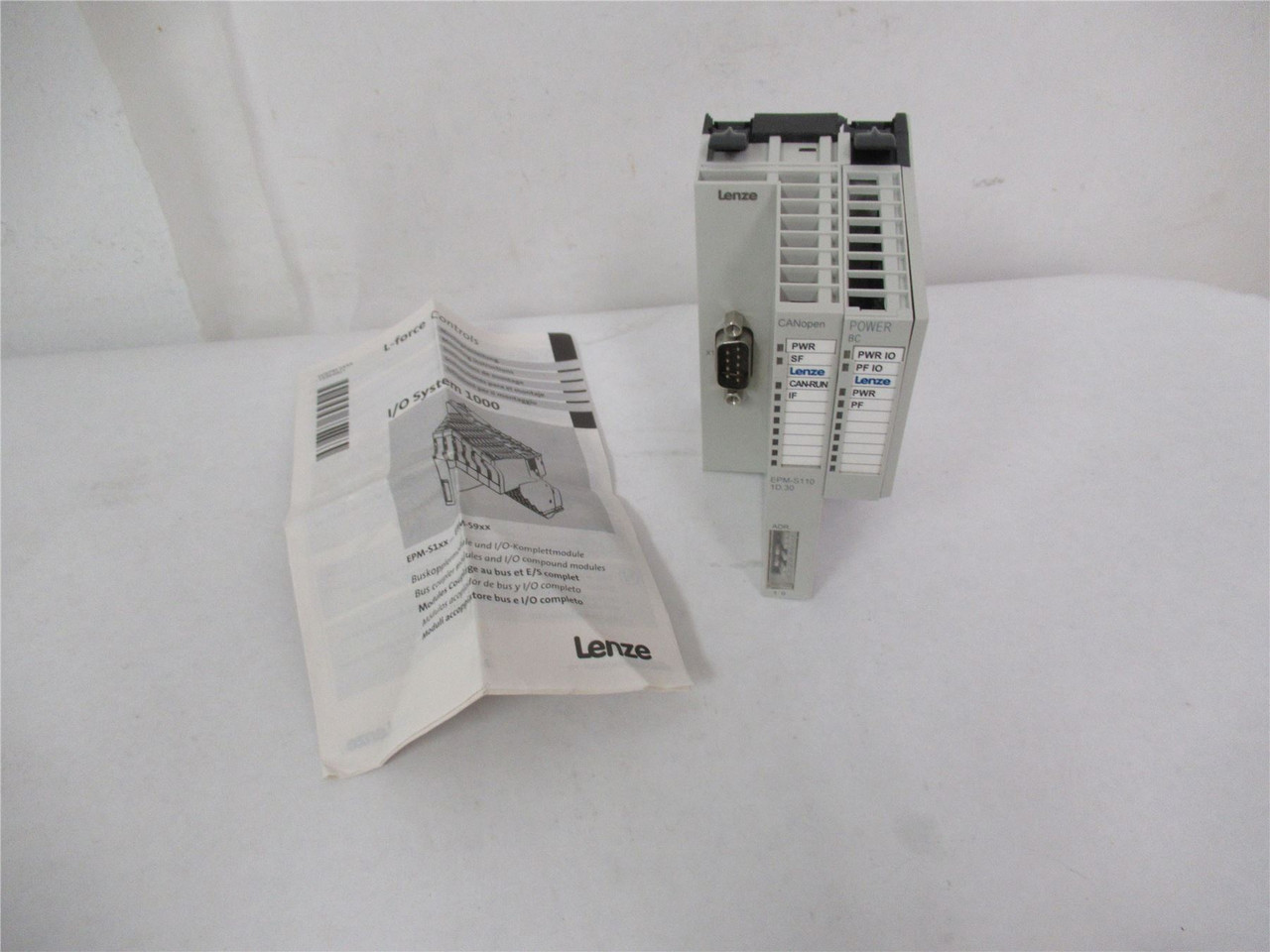 Lenze EPM-S1101D.30; Bus Coupling Module 24VDC 64I/O Modules