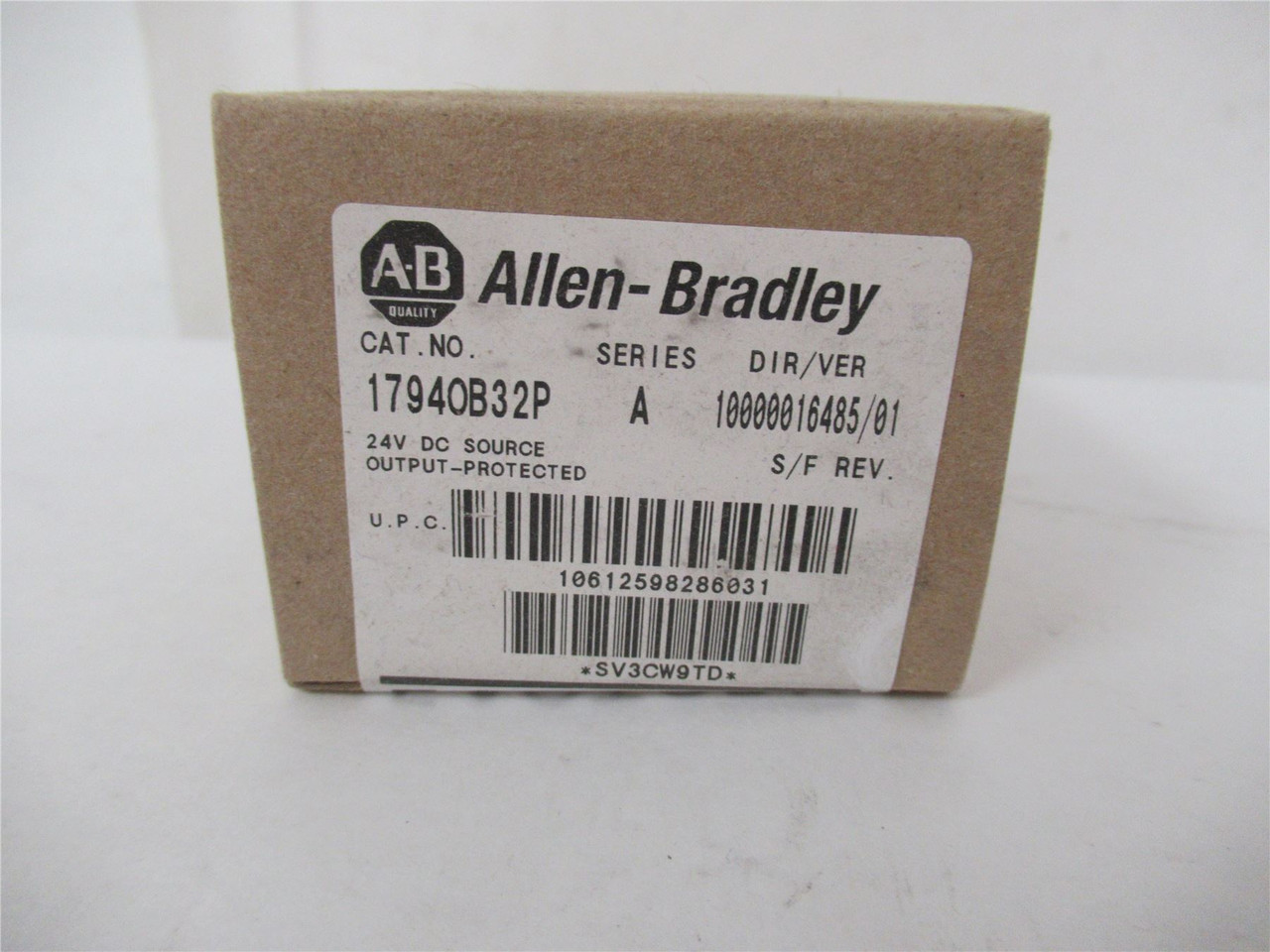 Allen-Bradley 1794-OB32P; I/O Module 14 Amp 24 V DC