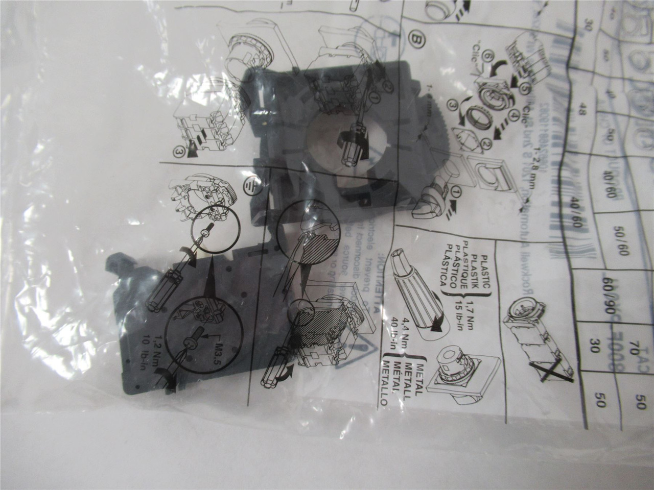 Allen-Bradley 800F-PX01L; Composite Push Button 1NO 10 Amp