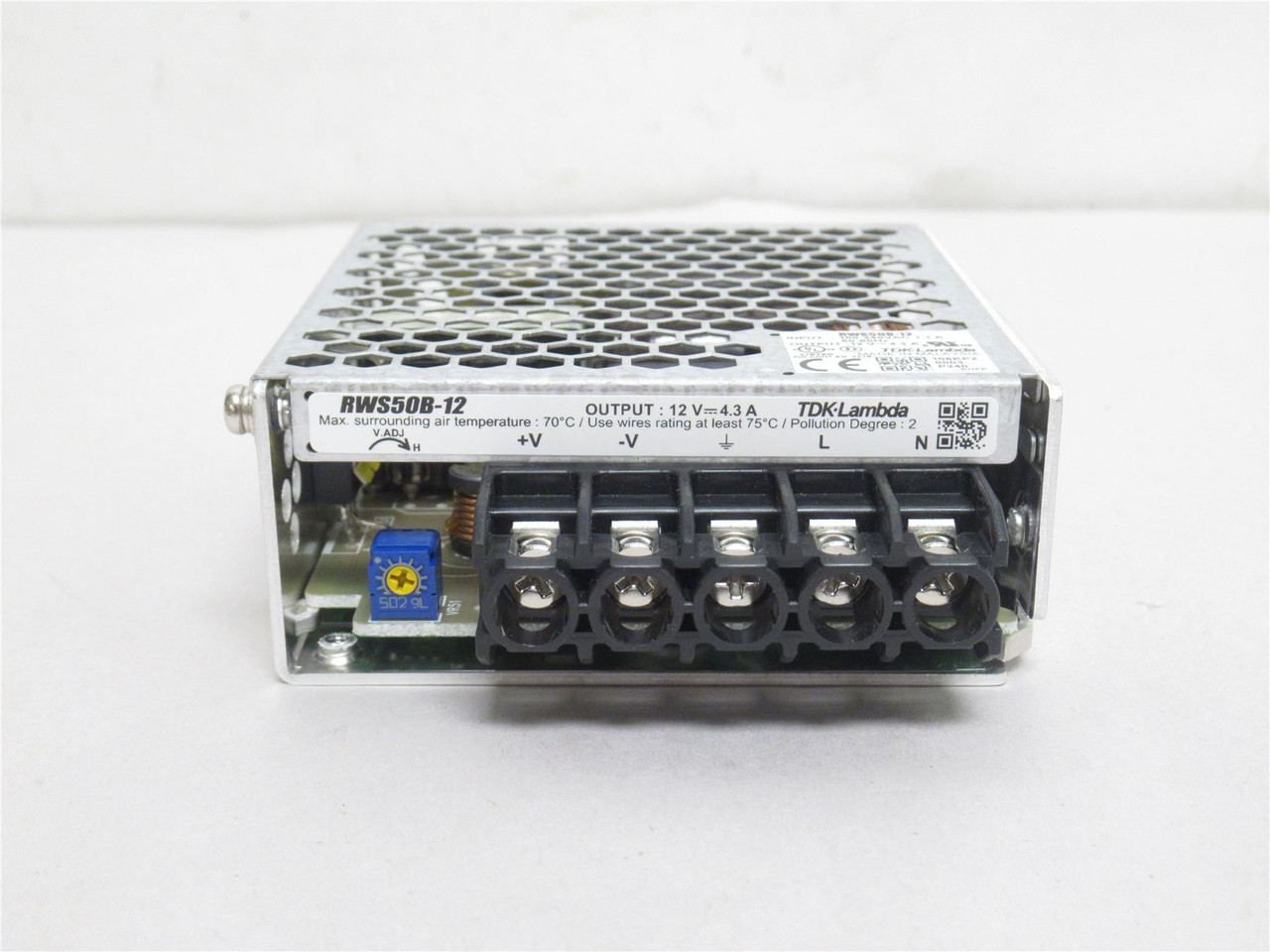 TDK RWS50B-12; Power Supply; 100-240VAC In; 12VDC Out