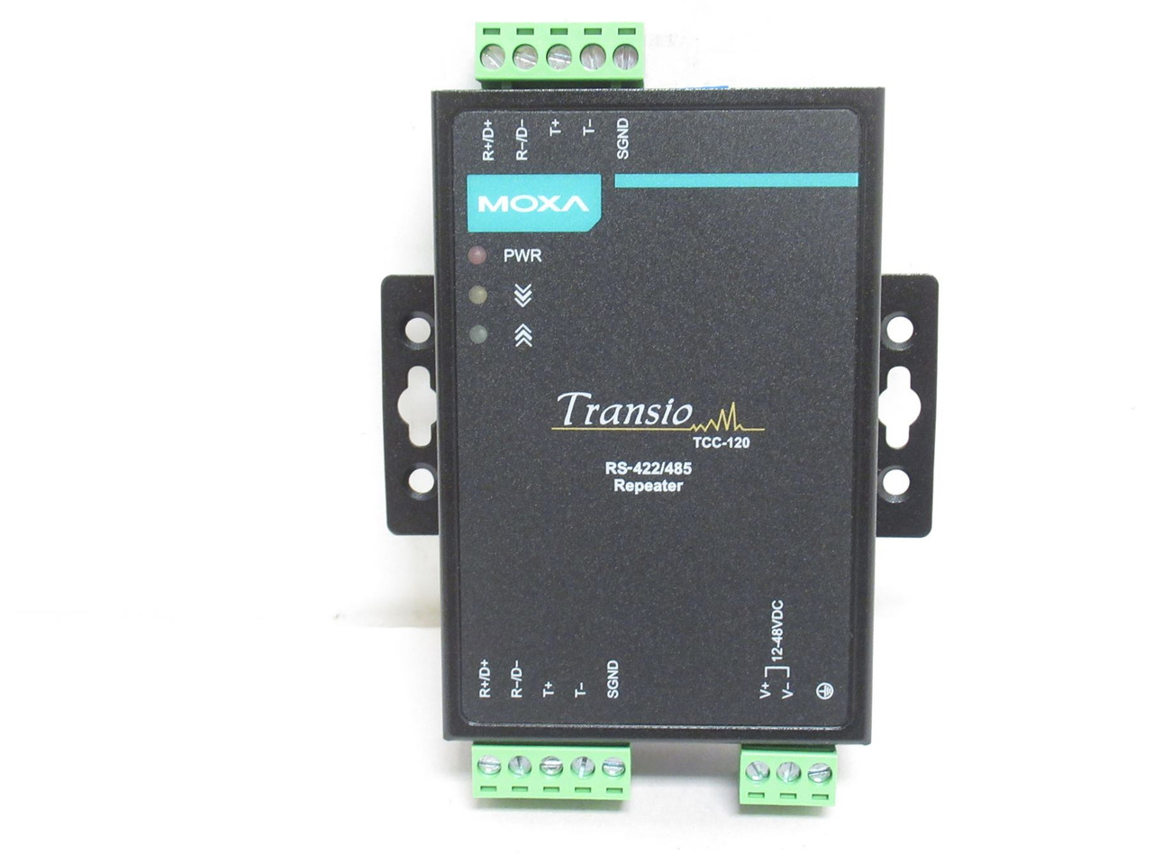 Moxa TCC-120; Media Converter/Repeater; RS-422/485; 12VDC