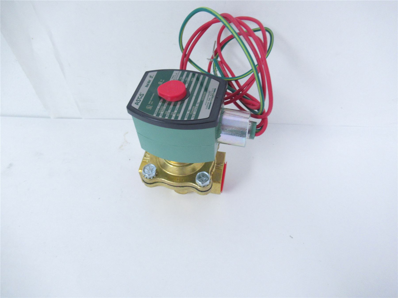 Asco 8210G035-24VDC; Solonoid Valve 2-Way Brass 3/4NPT 24VDC