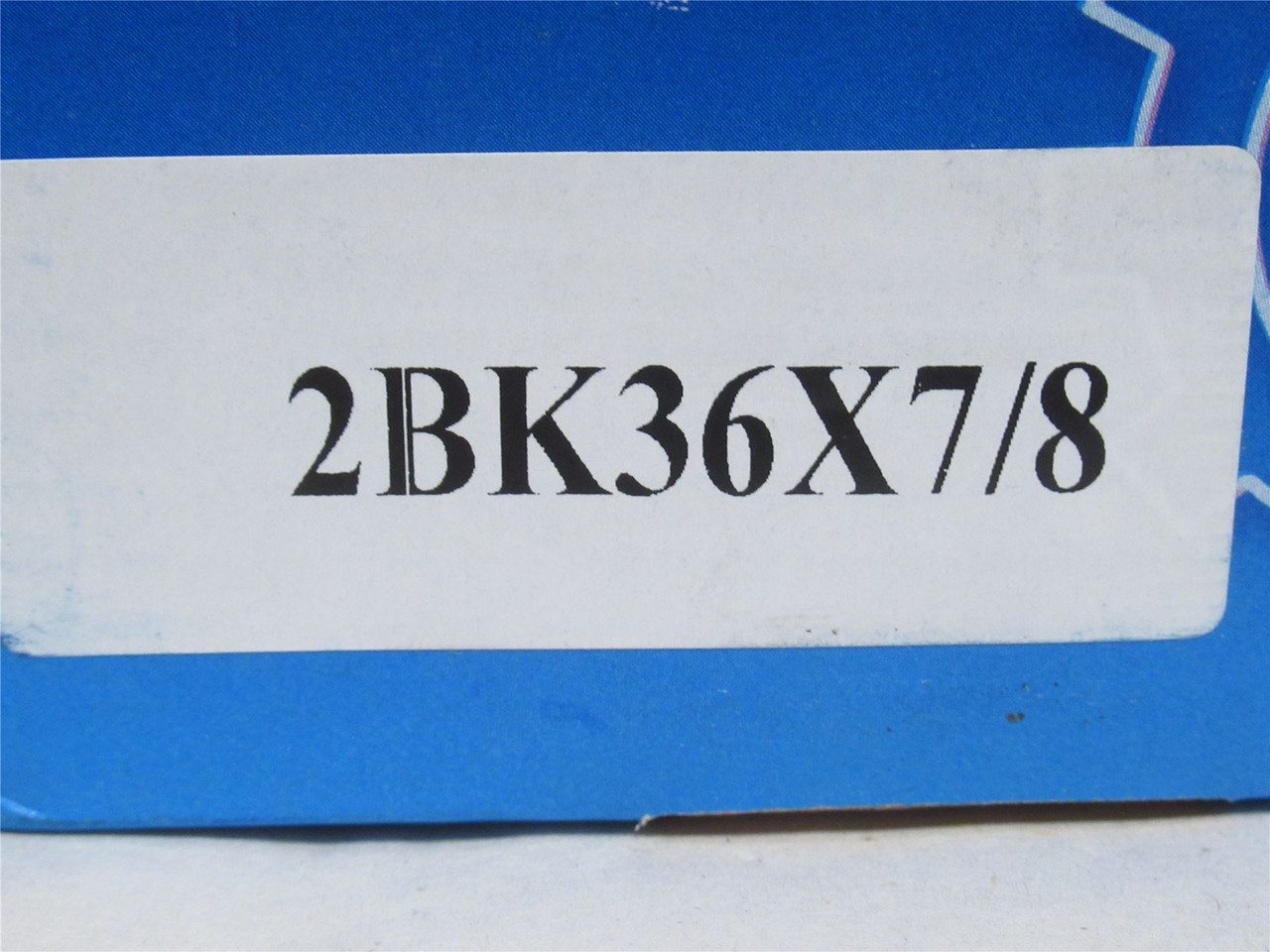 Amec 2BK36X7/8; V-Belt Pulley; 2 Groove; 7/8"ID; Belt: A; B