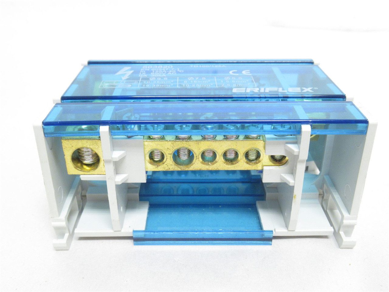 Eriflex 563820; Distribution Block; 4 Pole; 125 Amps; 690VAC