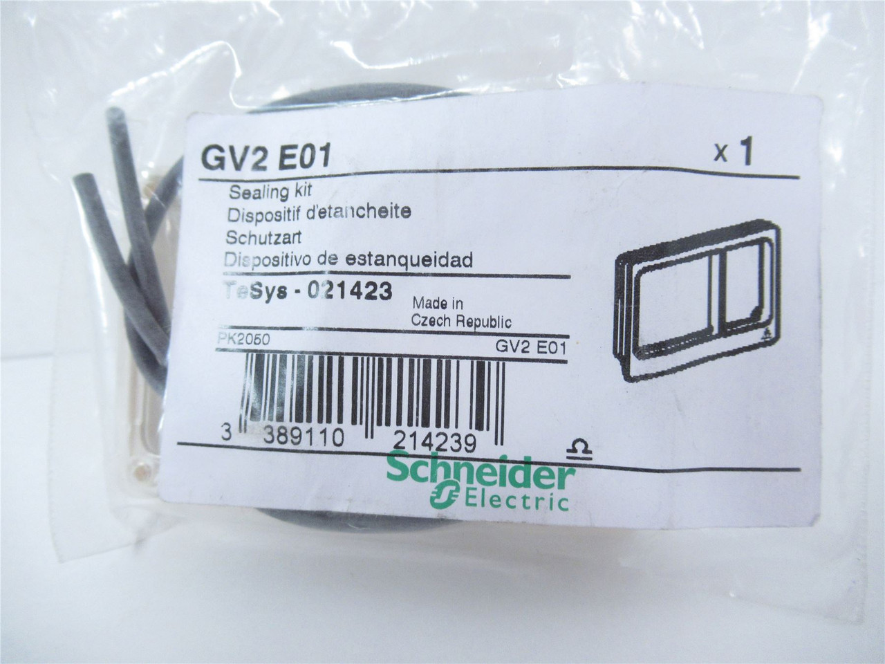 Schneider GV2 E01; Sealing Kit Enclosure Accessory