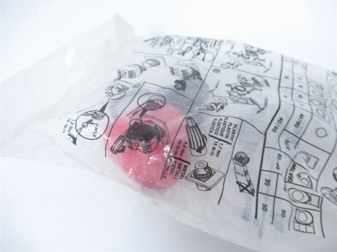 Allen-Bradley 800FP-MP44; Switch Push Pull Red 40mm