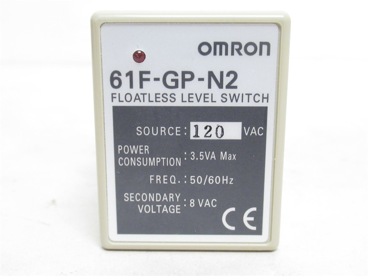 Omron 61F-GP-N2; Level Controller Relay; 8A; 120VAC