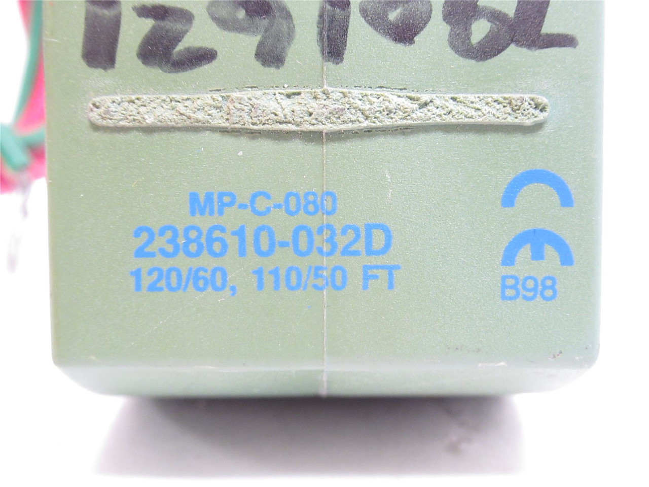 Asco 238610-032D; Solenoid Coil; MP-C-080 120/60; 110/50 Ft