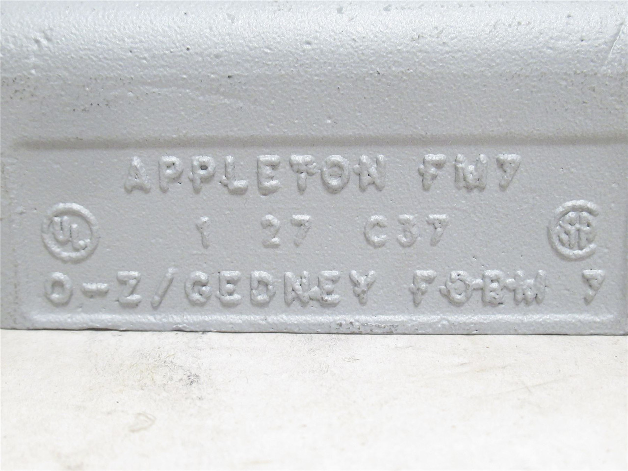 Appleton C100-M; Conduit Body; Type C; 1NPT; Form 35