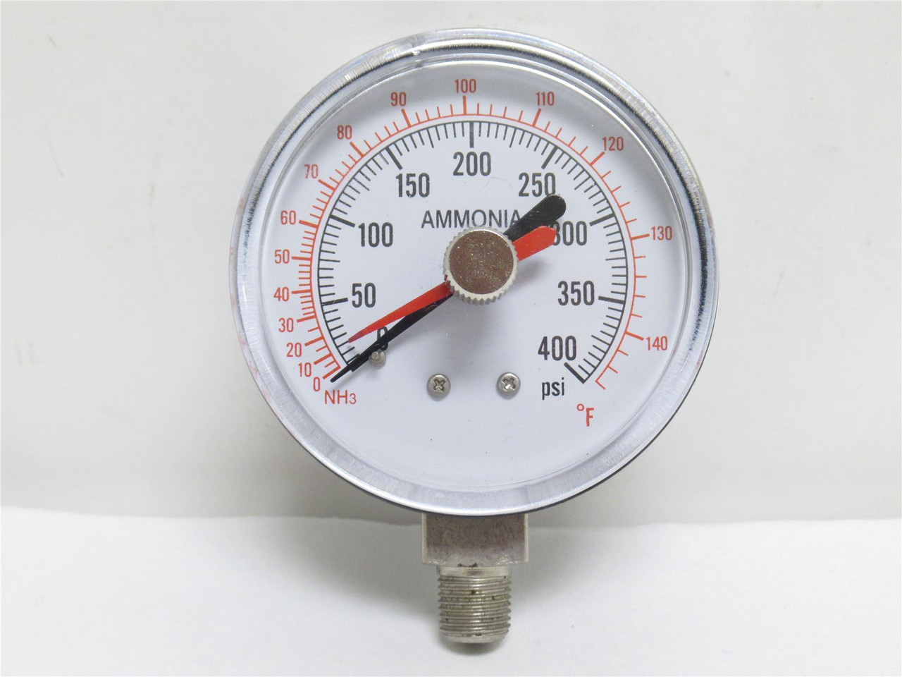 Parker 206828; Refrigerant Gauge; 0-400PSI; 2-1/2" Dial