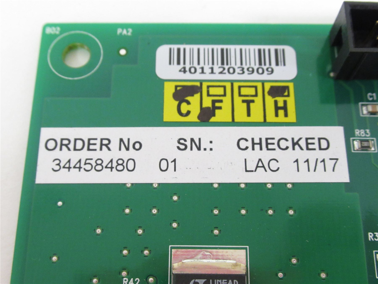 Eagle 34458480; LIF-3.3 EMV Board