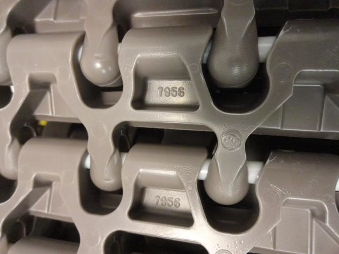 Rexnord HP7956-15 NO TAB  5FT; Mattop Chain; 10ft L x 15" W