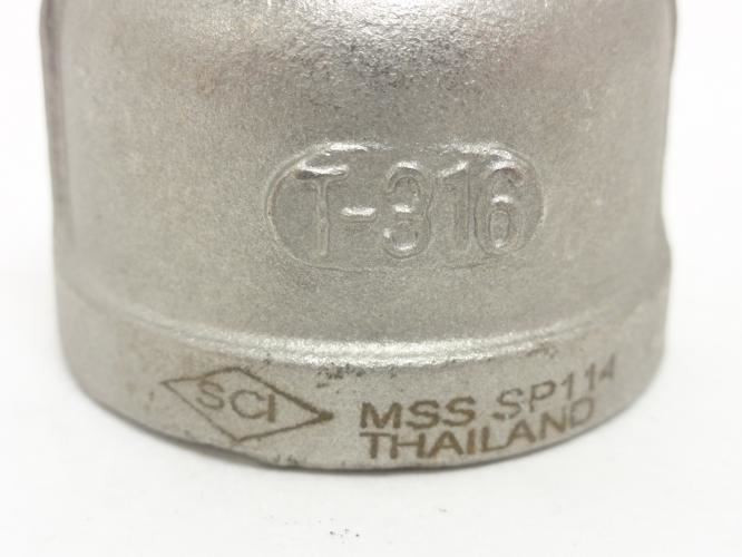 SCI MDL-UNKN-149191; Threaded Pipe Cap SS-316; 1 FNPT