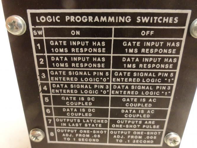Banner LSR-64; Logic Programming Switch missing plate
