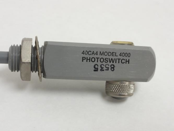 Allen-Bradley 40CA4-4000; Photo Switch; Side View Led; 10' Long