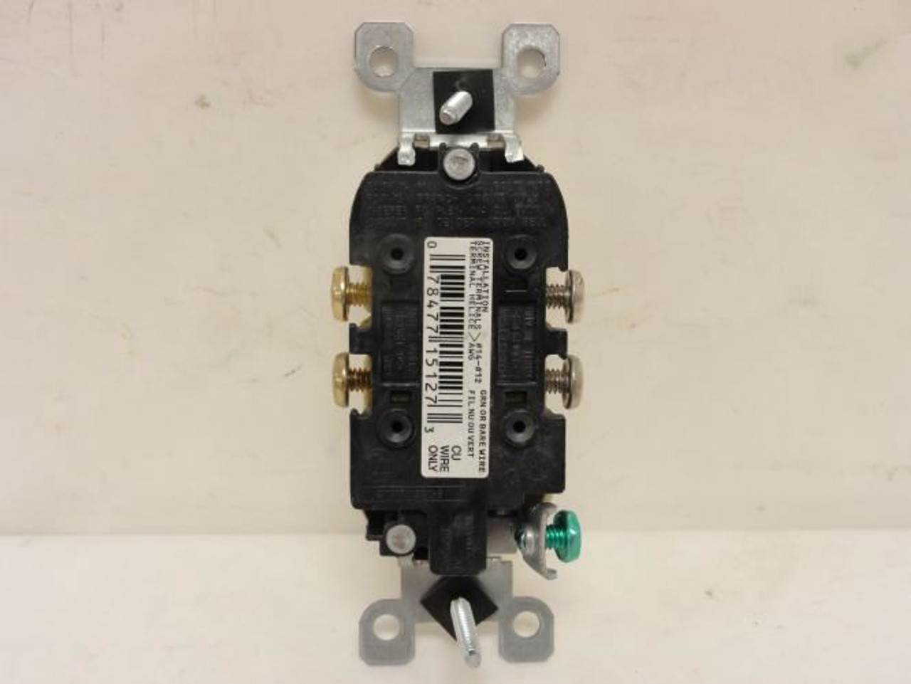 Levitron 5320-ICP; Lot-3; Duplex Receptacle; 15A; 125V; Ivory