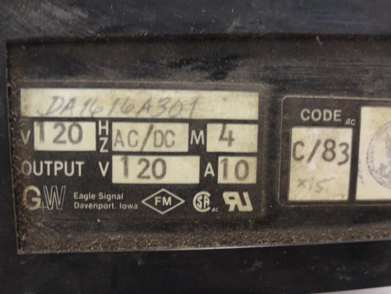 Miniflex DA1616A301; Timer; 120V 10A