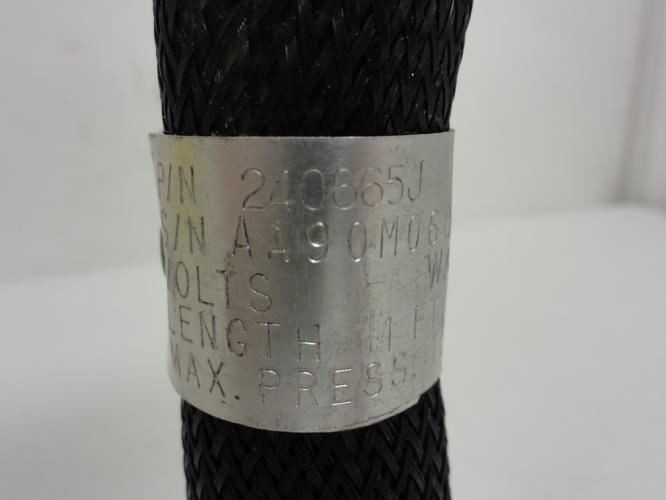 Nordson 240665J; Hose Assembly; 3/8 JIC; 1500 PSI 10.3MPa 1' OL