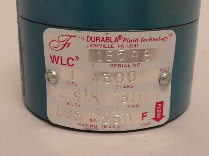 Durabla 902E1B4A3; Wafer Style Silent Check Valve; Size: 1"