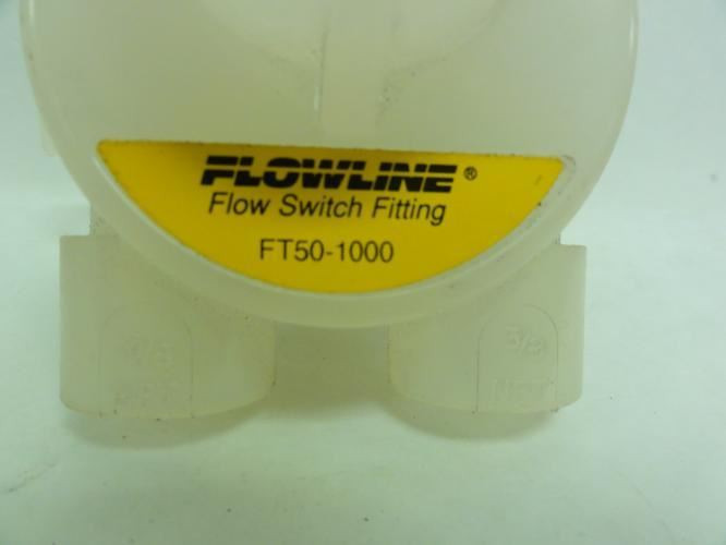 Flowline FT50-1000; Flow Switch Fitting; 3/4" NPT; 3/8" NPT