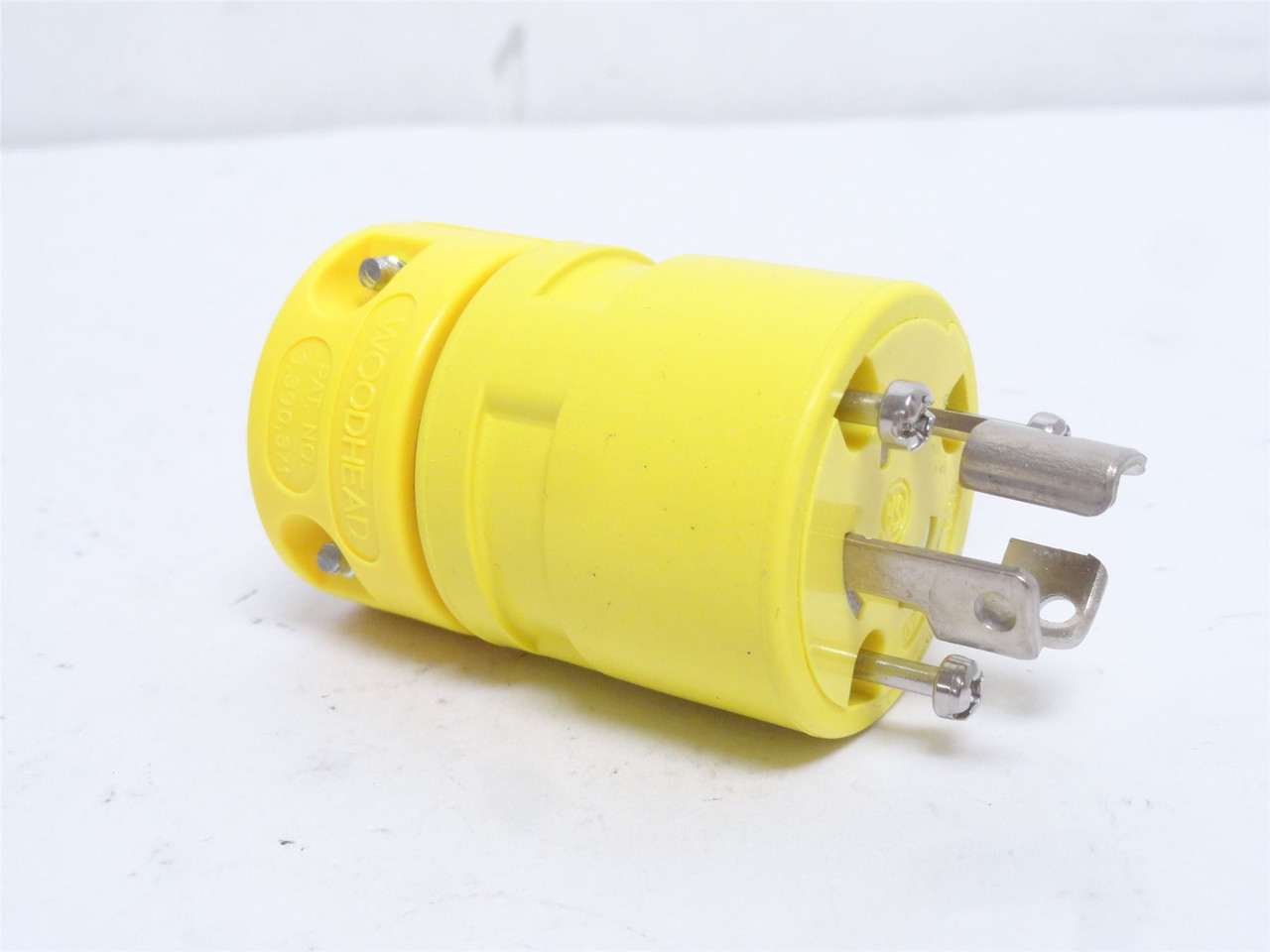 Woodhead 2434; Locking Plug - NEMA L7-15P; 15A; 277VAC