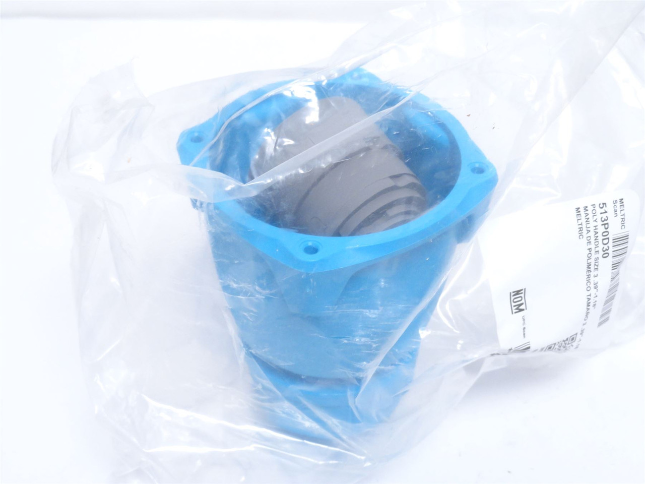 Meltric 513P0D30; Blue Poly Handle; Size: 3.39" To 1.18"