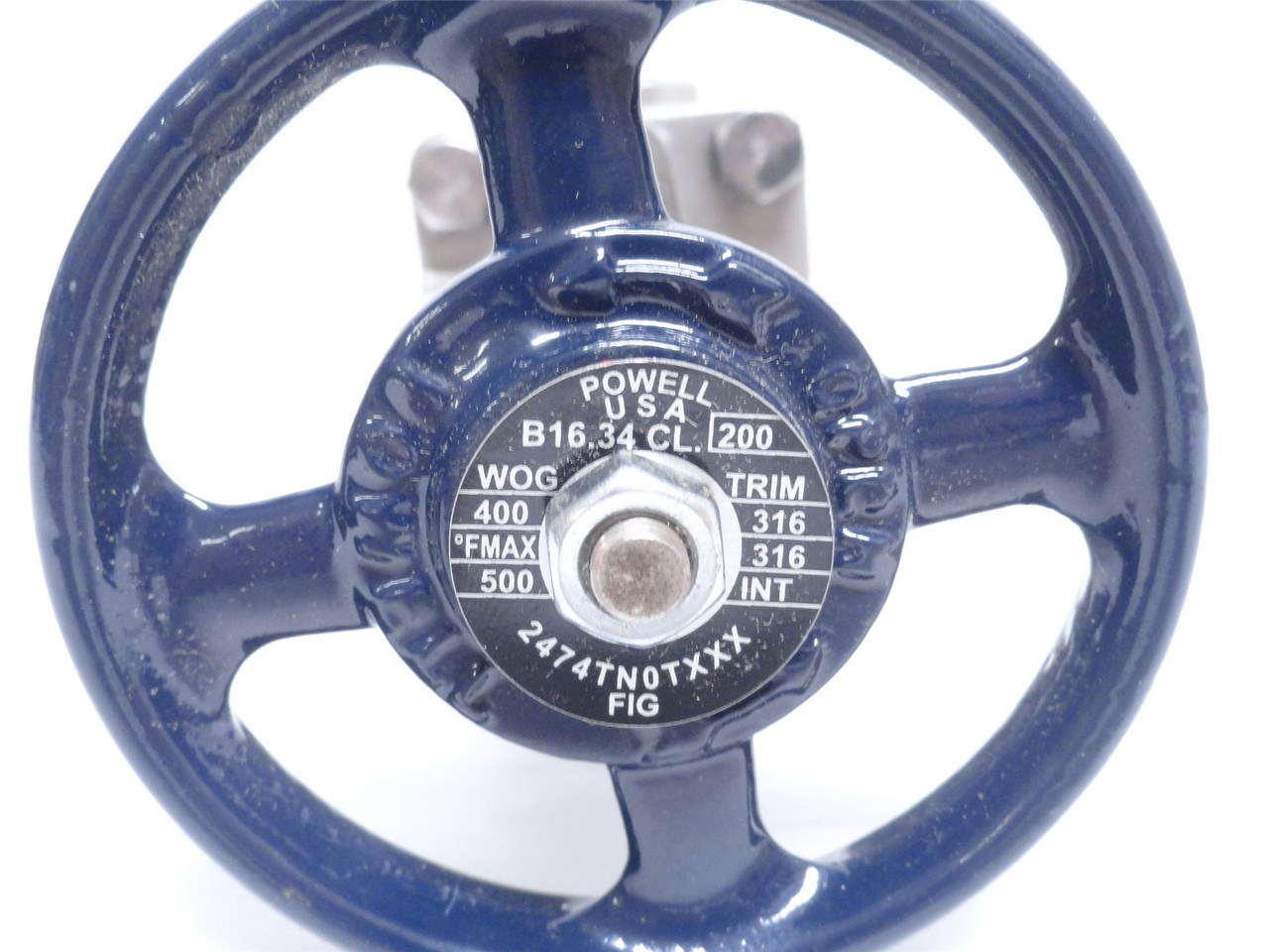 Powell 2474TN0T3/8; Bolted Bonnet Globe Valve; SS; 3/8NPT